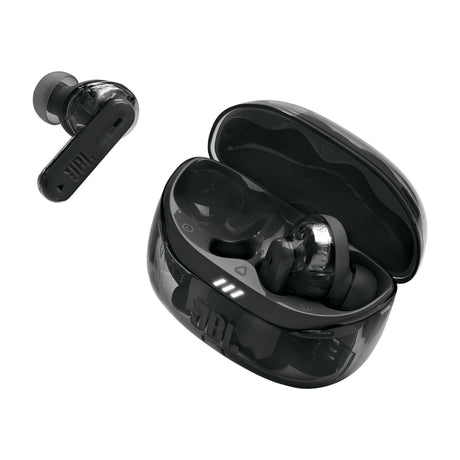 JBL Tune Beam 2 Ghost Edition True Wireless Audífonos Inalámbricos Bluetooth | Adaptive Noise Cancelling | Negro
