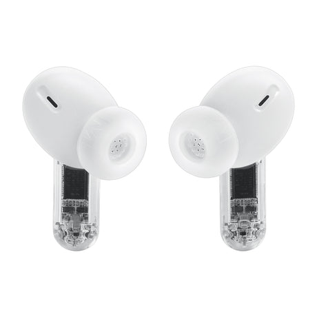 JBL Tune Beam 2 Ghost Edition True Wireless Audífonos Inalámbricos Bluetooth | Adaptive Noise Cancelling | Blanco