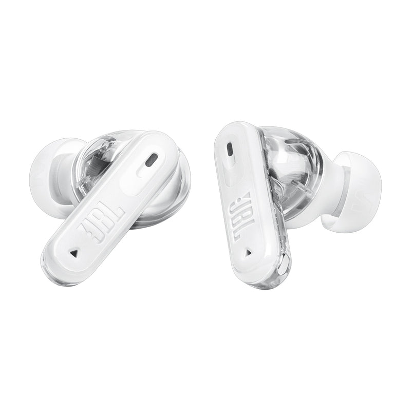 JBL Tune Beam 2 Ghost Edition True Wireless Audífonos Inalámbricos Bluetooth | Adaptive Noise Cancelling | Blanco