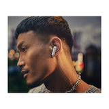 JBL Tune Beam 2 Ghost Edition True Wireless Audífonos Inalámbricos Bluetooth | Adaptive Noise Cancelling | Blanco