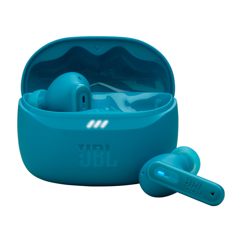 JBL Tune Beam 2 True Wireless Audífonos Inalámbricos Bluetooth | Adaptive Noise Cancelling | Turquesa