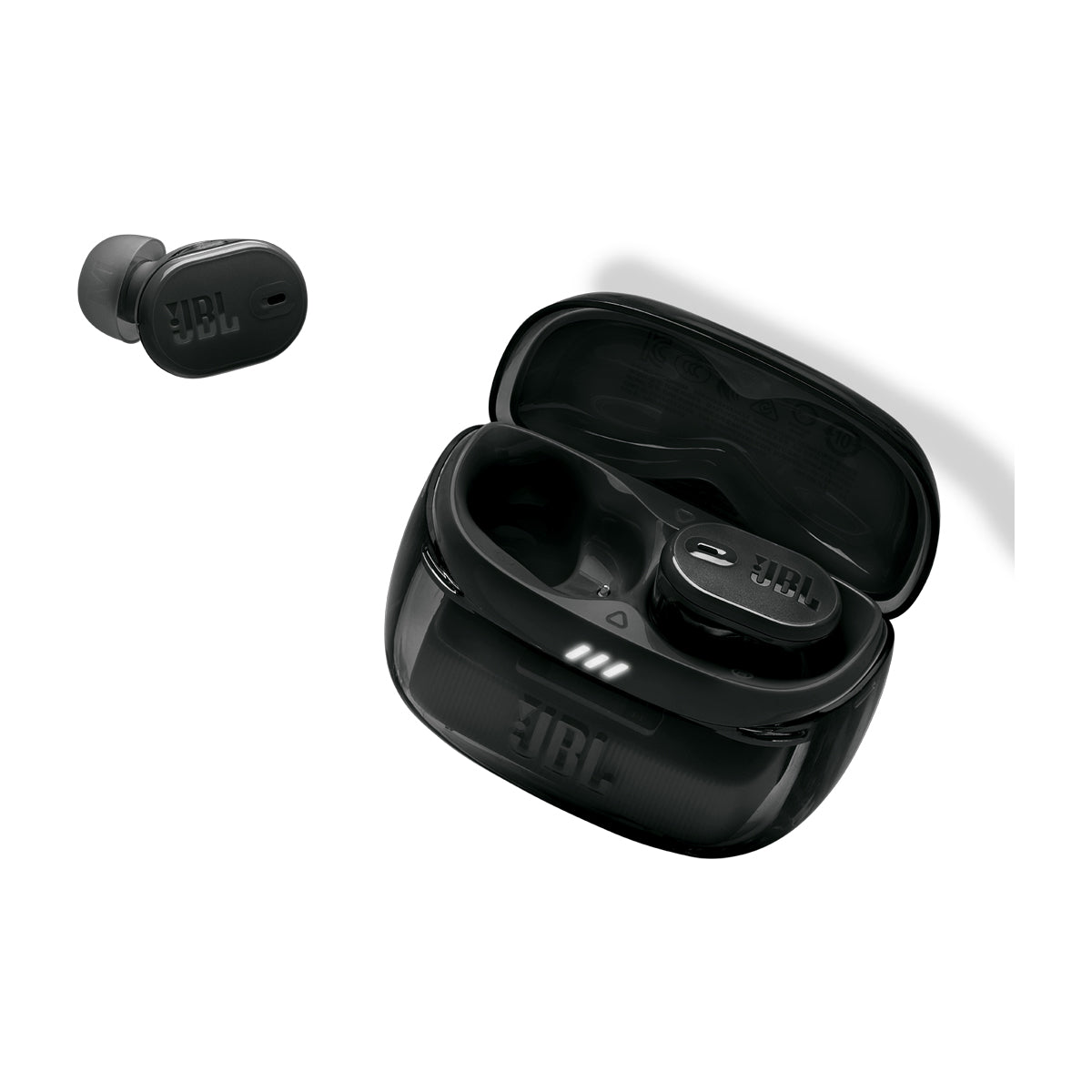 JBL Tune Buds 2 Ghost Edition True Wireless Audífonos Inalámbricos Bluetooth | Adaptive Noise Cancelling | Negro