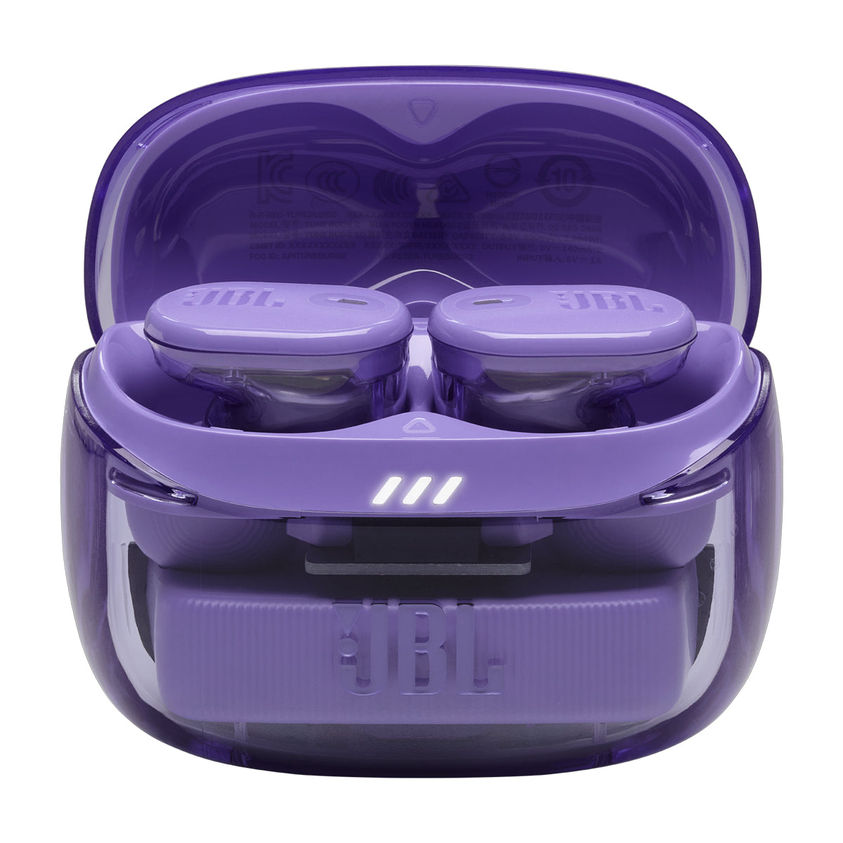 JBL Tune Buds 2 Ghost Edition True Wireless Audífonos Inalámbricos Bluetooth | Adaptive Noise Cancelling | Malva