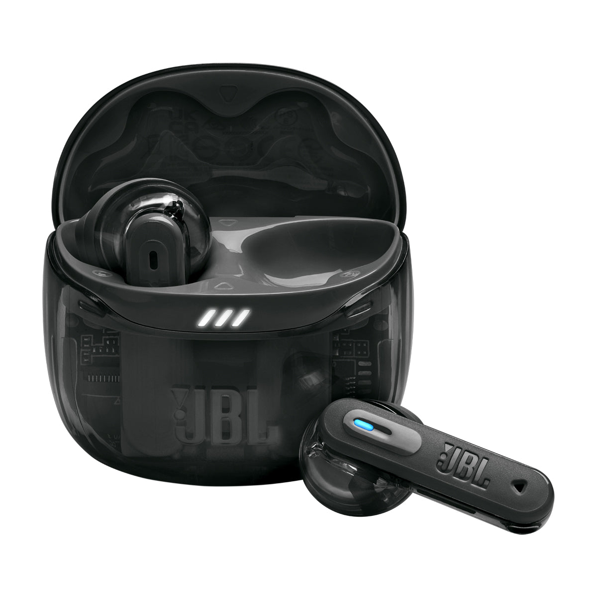 JBL Tune Flex 2 Ghost Edition True Wireless Audífonos Inalámbricos Bluetooth | Adaptive Noise Cancelling | Negro