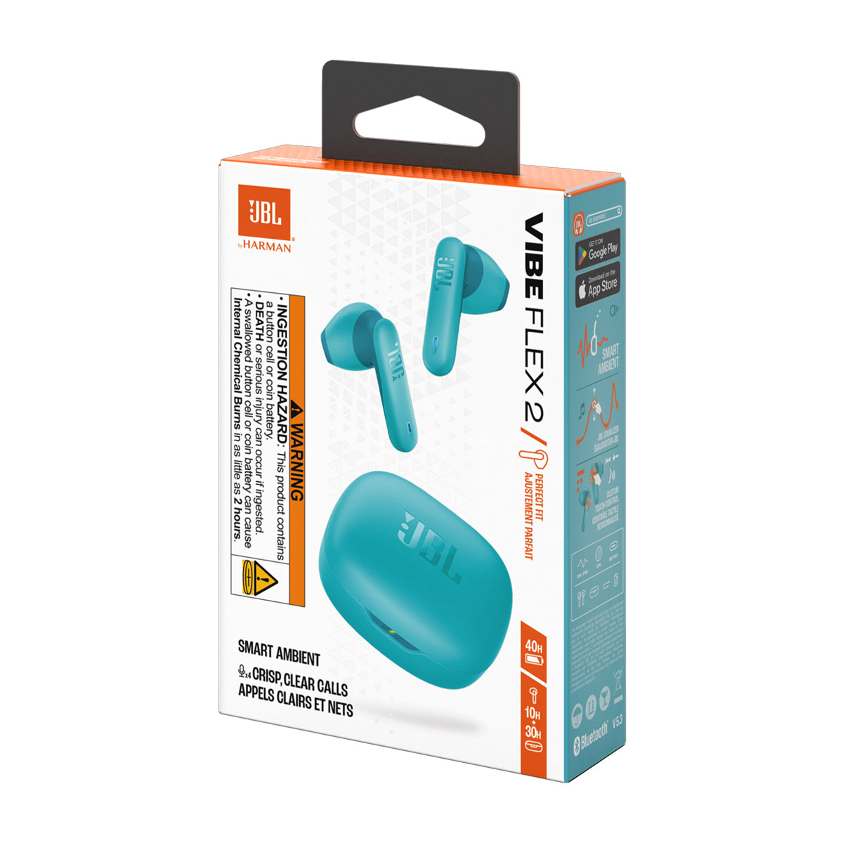 JBL Vibe Flex 2 True Wireless Audífonos Inalámbricos Bluetooth | Azul