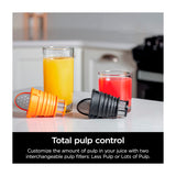 Ninja Neverclog Extractor De Jugos | 700 ml | Alta Potencia | Control de pulpa | Acero inoxidable