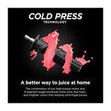 Ninja Neverclog Extractor De Jugos | 700 ml | Alta Potencia | Control de pulpa | Acero inoxidable