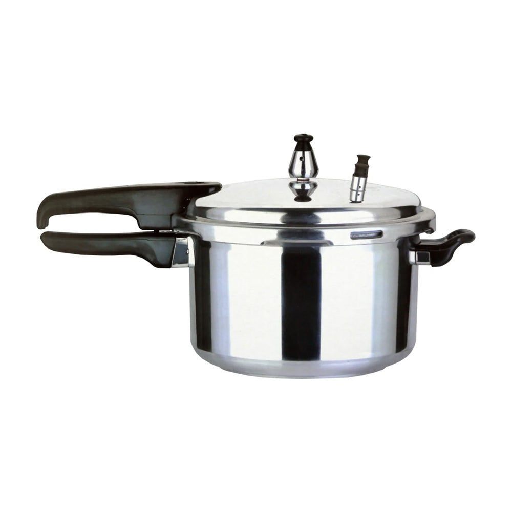 Sankey Olla de Presión de 11L | 3 Válvulas de Seguridad | Seguro de Cierre | Aluminio | Plateado