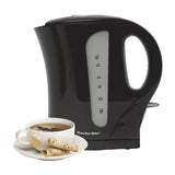 Proctor Silex Hervidor Eléctrico de 1.7 Litros | Apagado Automático | Vertido Inalámbrico | Negro