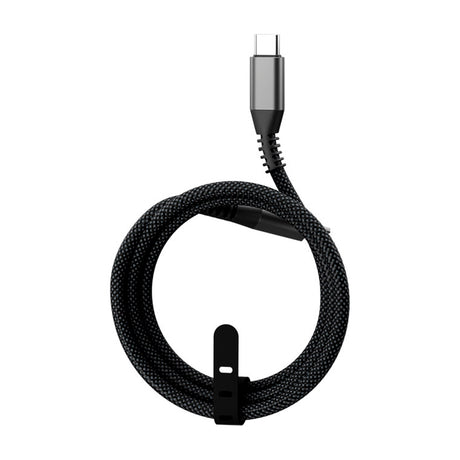 Klip Xtreme PowerGo 250 Cable USB C a USB C | 1 Metros | Negro Plateado
