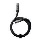 Klip Xtreme PowerGo 750 Cable USB C a USB C | 1.8 Metros | Negro Plateado
