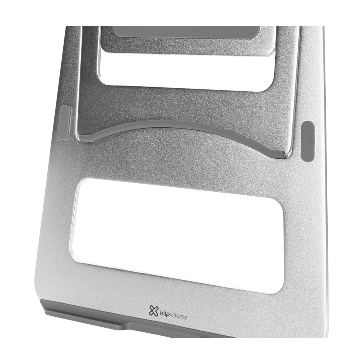 Klip Xtreme Soporte para Laptops Podium | Plegable | Aluminio| Hasta 15.6"