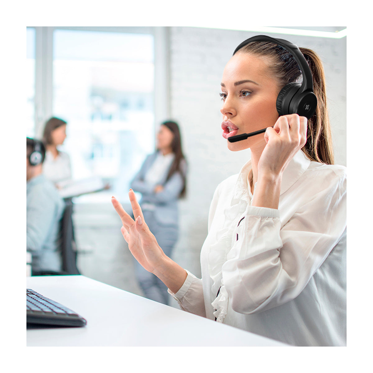 Klip Xtreme KlearCom Headset Estéreo Audífonos On-Ear de Cable