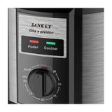 Sankey Olla de Presión Eléctrica de 6L | Temporizador | Bloqueo de Válvulas | Interior Antiadherente