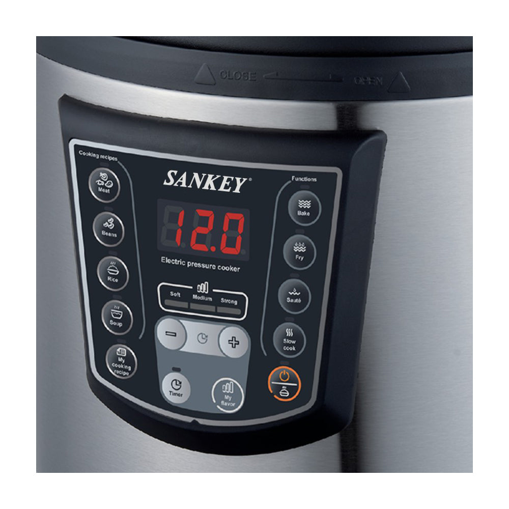 Sankey Olla Multifuncional de 6L | 8 Programas | Sistema Inteligente | Cocción Rápida & Lenta