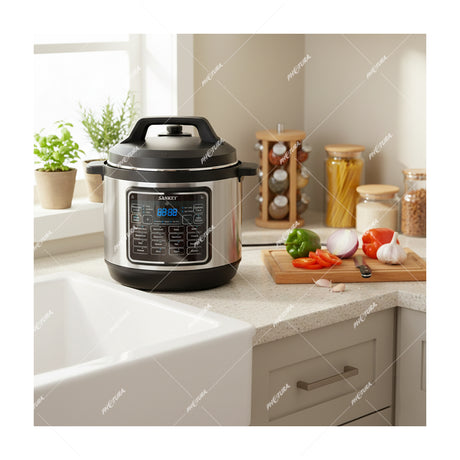 Sankey Olla Multifuncional de 8L | 20 Programas | Cocción al vacío | Revestimiento de Cerámica