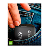 Klip Xtreme Adaptador de Corriente de Pared | 3 puertos | Tecnología GaN | Indicador LED | Negro