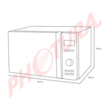 Winia Microondas de 1150W | 0.7p3 | Sistema de Bloqueo Infantil | Blanco