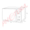Winia Microondas de 1150W | 0.7p3 | Sistema de Bloqueo Infantil | Blanco