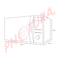 Winia Microondas de 1280W | 0.8p3 | Sistema de Bloqueo Infantil | Plateado