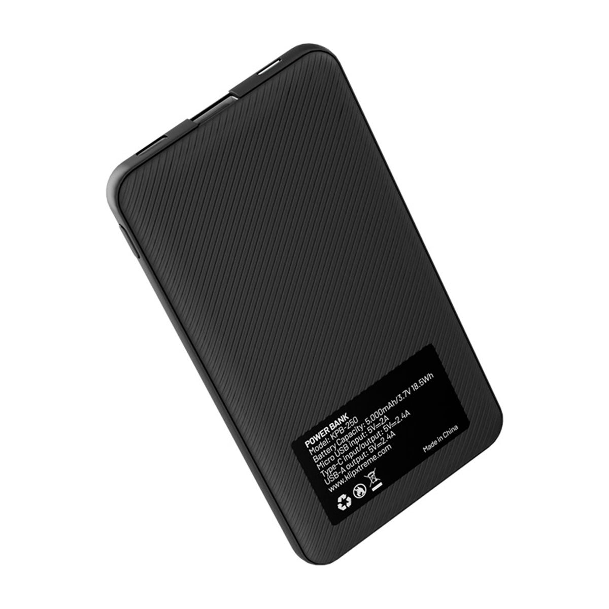 Klip Xtreme PowerCell Plus Batería Portátil para Smartphones y Tablets | 10000Mah | Negro