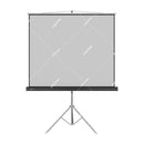 Klip Xtreme Pantalla para Proyector de 120" | Diseño Portátil con Trípode | 4:3