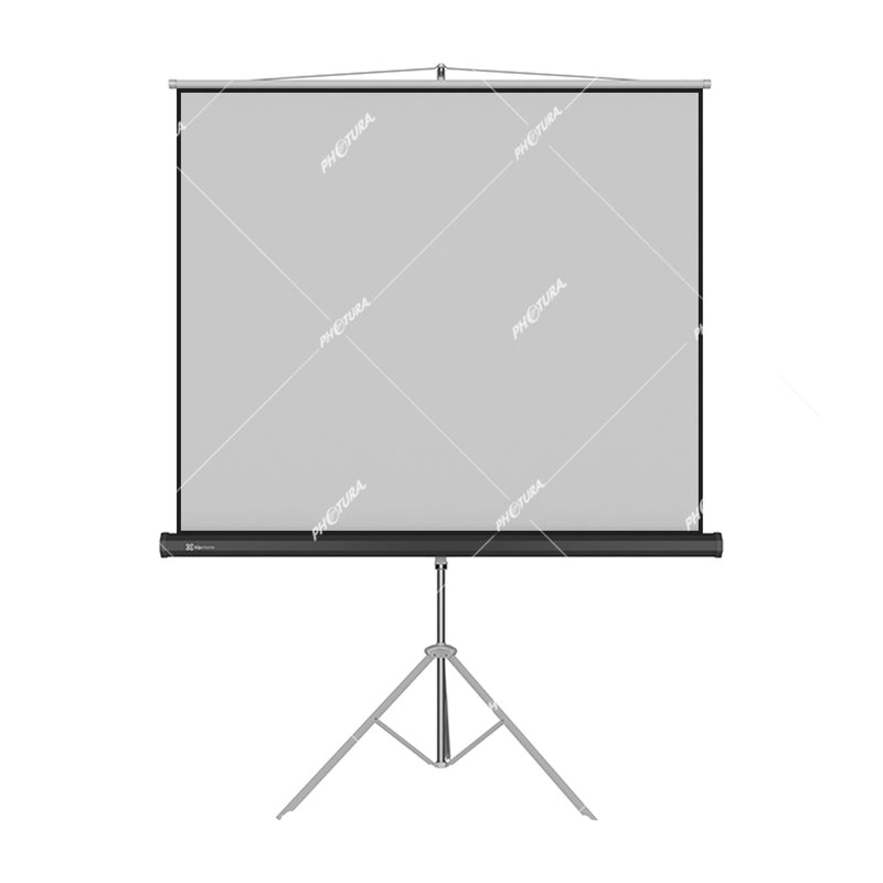 Klip Xtreme Pantalla para Proyector de 120" | Diseño Portátil con Trípode | 4:3