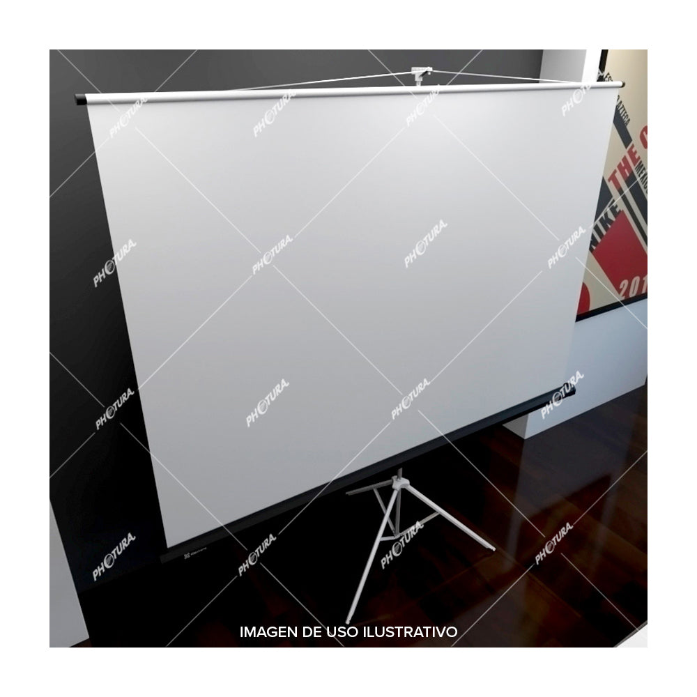 Klip Xtreme Pantalla para Proyector de 92" | Diseño Portátil con Trípode | 16:9