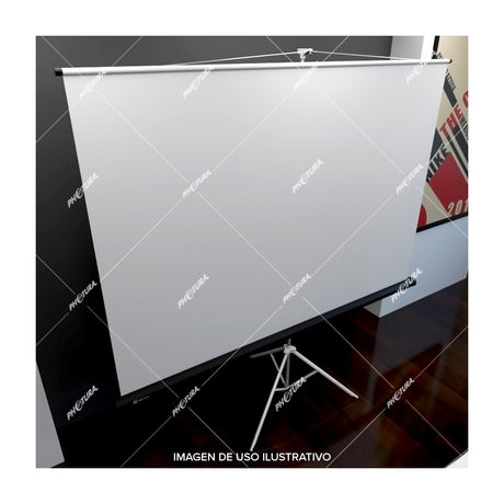 Klip Xtreme Pantalla para Proyector de 92" | Diseño Portátil con Trípode | 16:9