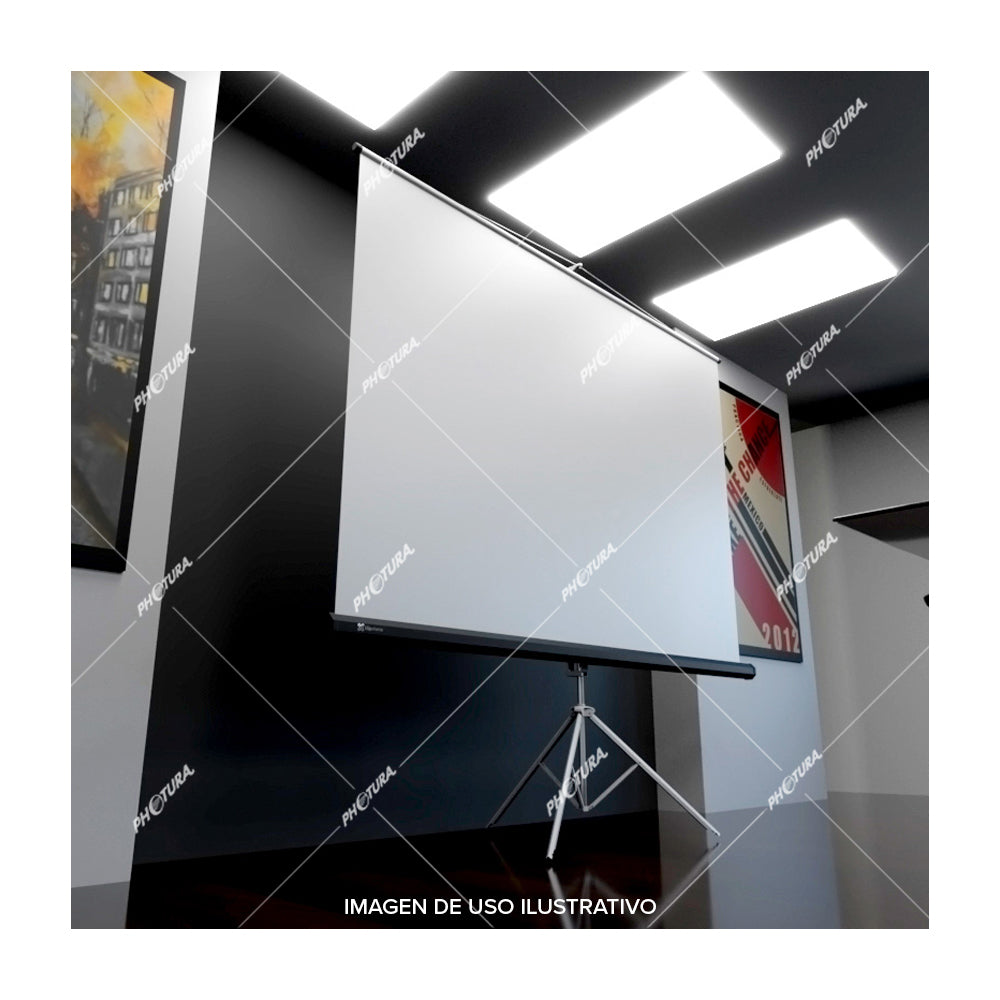 Klip Xtreme Pantalla para Proyector de 92" | Diseño Portátil con Trípode | 16:9