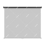 Klip Xtreme Pantalla para Proyector de 86" | Para Pared y Techo | 4:3