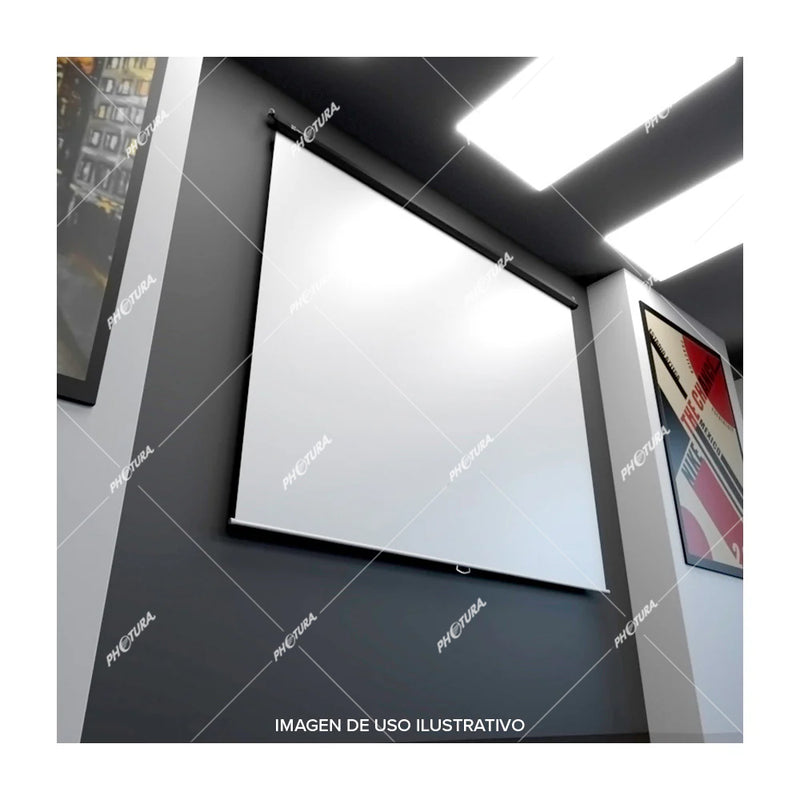 Klip Xtreme Pantalla para Proyector de 100" | Para Pared y Techo | 4:3