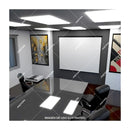 Klip Xtreme Pantalla para Proyector de 100" | Para Pared y Techo | 4:3