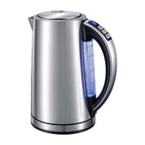 Sankey Hervidor Eléctrico de 1.7 Litros | Base Giratoria | Control Digital | Indicador LED | Apagado Automático | Acero Inoxidable