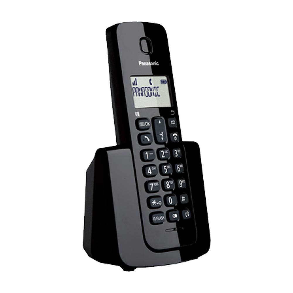 Panasonic Teléfono Inalámbrico de Mesa | Caller ID | 1 Línea | 2 Auriculares | Negro
