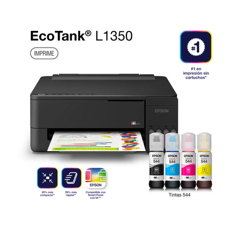 Epson EcoTank L1350 Impresora Inalámbrica Multifuncional con Tanques de Tinta