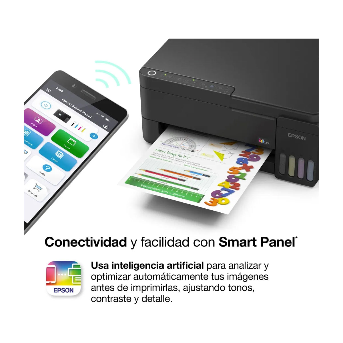 Epson EcoTank L3350 Impresora Inalámbrica Multifuncional con Tanques de Tinta