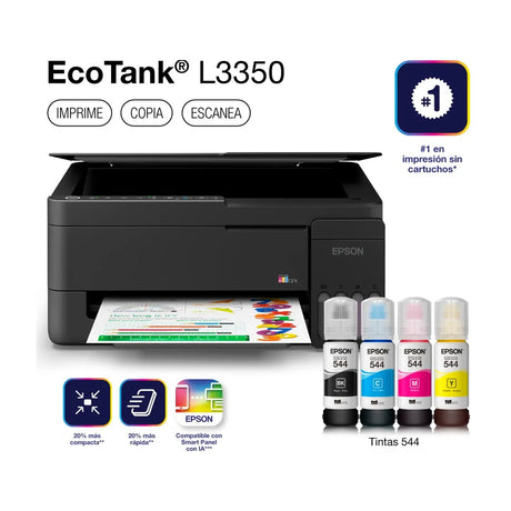 Epson EcoTank L3350 Impresora Inalámbrica Multifuncional con Tanques de Tinta