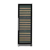 Drija Lambrusco 160 Vinera Empotrable de Compresor de 160 Botellas | Rejillas de Madera Deslizables