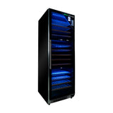 Drija Lambrusco 160 Vinera Empotrable de Compresor de 160 Botellas | Rejillas de Madera Deslizables