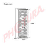 Drija Lambrusco 160 Vinera Empotrable de Compresor de 160 Botellas | Rejillas de Madera Deslizables