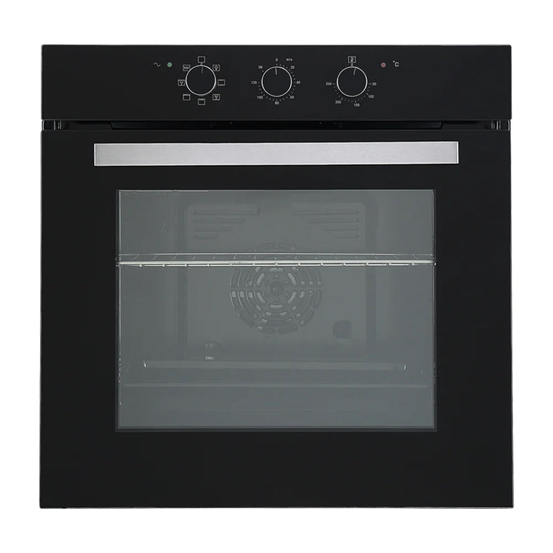 Drija Latino 60 Black Eléctrico Horno Multifuncional Empotrable Eléctrico | Puerta de Doble Vidrio | 250°C