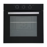DRIJA Latino 60 Black Horno Multifuncional Empotrable Eléctrico | Puerta de Doble Vidrio | 250°C