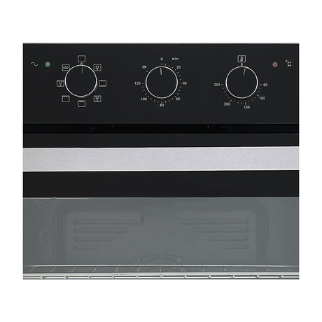DRIJA Latino 60 Black Horno Multifuncional Empotrable Eléctrico | Puerta de Doble Vidrio | 250°C
