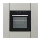 DRIJA Latino 60 Black Horno Multifuncional Empotrable Eléctrico | Puerta de Doble Vidrio | 250°C