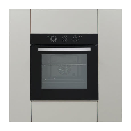DRIJA Latino 60 Black Horno Multifuncional Empotrable Eléctrico | Puerta de Doble Vidrio | 250°C