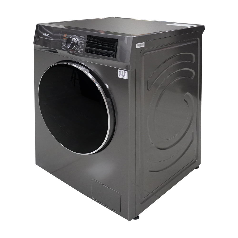 Drija Lavasciuga 1609 Lavadora Secadora Eléctrica 2-en-1 Inverter de Carga Frontal | Panel Digital | Programable | Lavado Rápido | Air Wash | 16kg | Gris