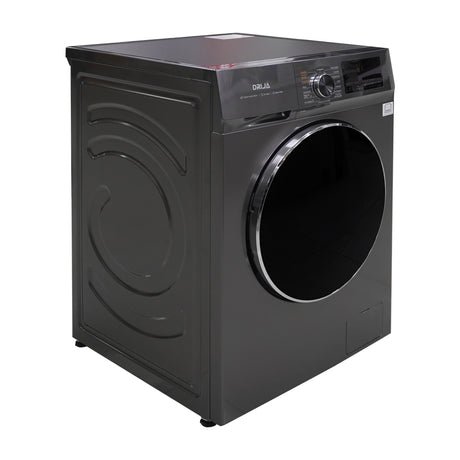 DRIJA Lavasciuga 1609 Lavadora Secadora Eléctrica 2-en-1 Inverter de Carga Frontal | Panel Digital | Programable | Lavado Rápido | Air Wash | 16kg | Gris