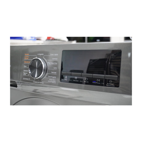DRIJA Lavasciuga 1609 Lavadora Secadora Eléctrica 2-en-1 Inverter de Carga Frontal | Panel Digital | Programable | Lavado Rápido | Air Wash | 16kg | Gris