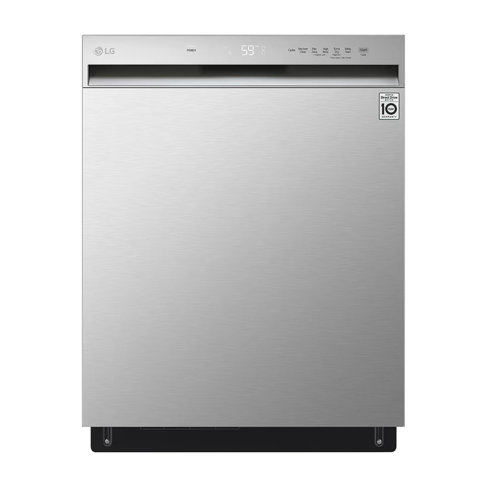 LG Lavaplatos Empotrable de 24" | Inverter Direct Drive | Digital | QuadWash | Rejilla Ajustable | Silencioso 50 dBA | 15 P/S | Acero Inoxidable
